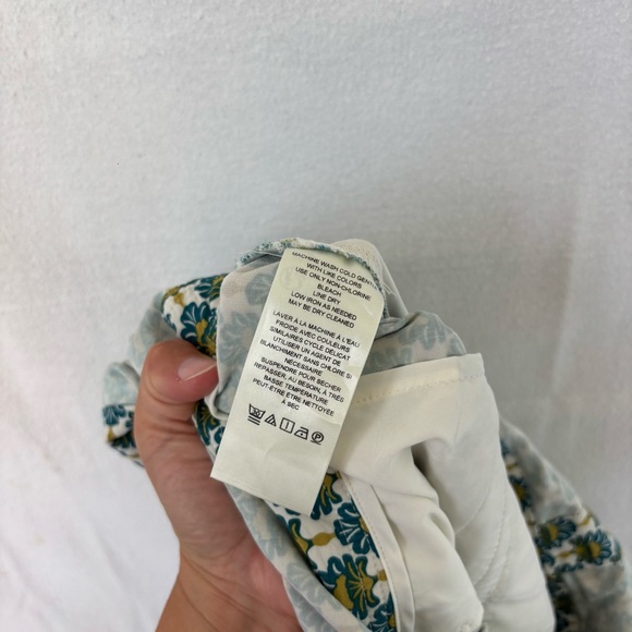 Anthropologie Maeve Patterned Green and Blue Jumpsuit - Picture 10 of 12